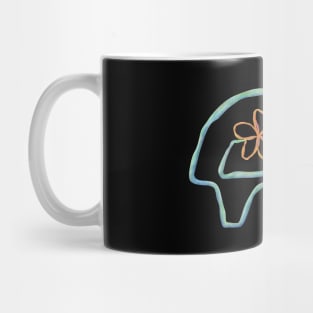 Tropical Plumeria Tortoise Mug